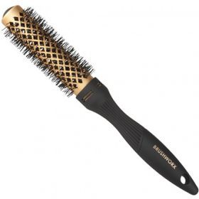 Brushworx Gold Ceramic Hot Tube Hair Brush - Small 25mm