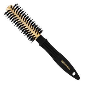 Brushworx Gold Porcupine Bristle Ceramic Barrel Brush - Small 45mm