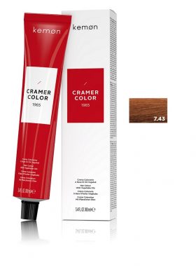 Kemon Cramer Color 7.43 Blonde Copper Gold 100ml